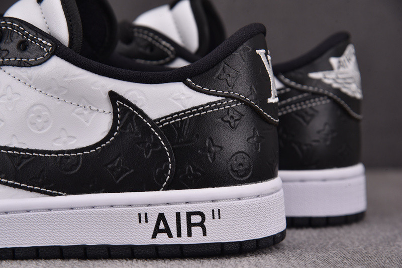 LV x Air Jordan 1 x TS White Black DL2211-001