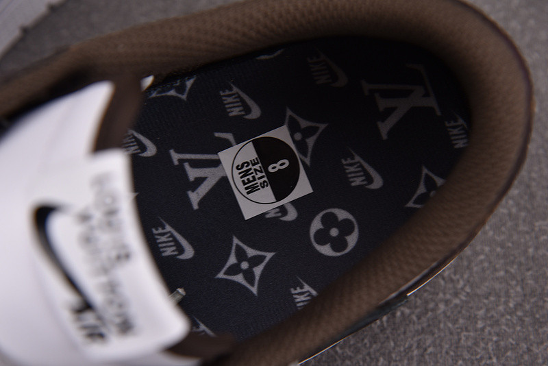 LV x Air Jordan 1 x TS Brown White DL2403-002