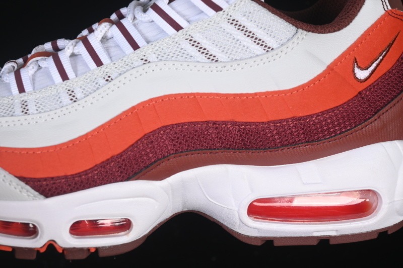 Nike Air Max 95 White Red Burgundy DM0011-005