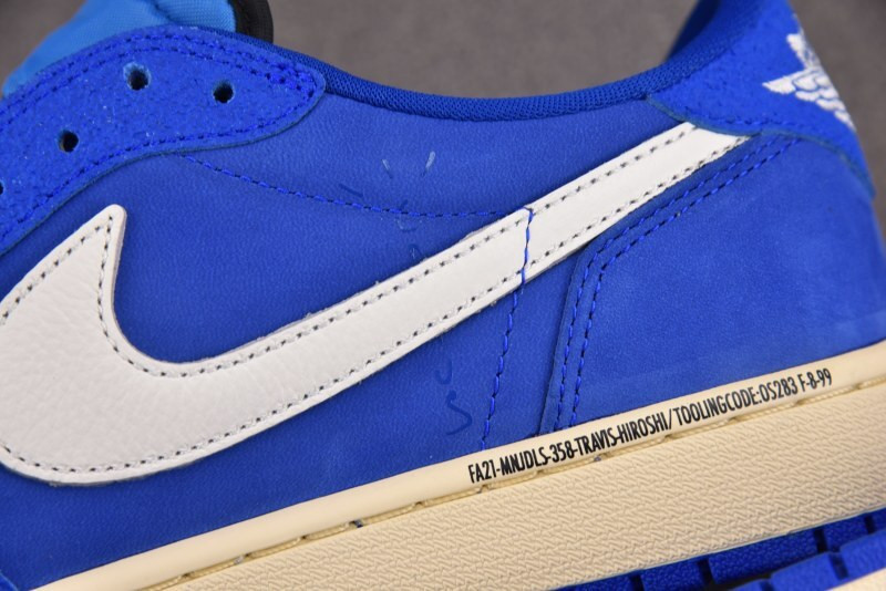 Travis Scott x Air Jordan 1 low blue white DM7866-400