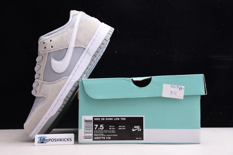 NIKE SB DUNK LOW TRD "SUMMIT WHITE" AR0778-110