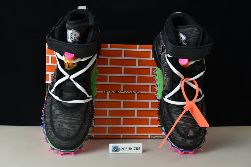 OW X NIKE AIR FORCE 1 MID BLACK DO6290-001