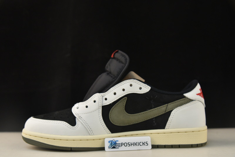 Travis Scott Air Jordan 1 Low OG Olive WMNS DZ4137-106