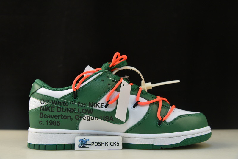 OW X DUNK LOW "PINE GREEN" CT0856-100
