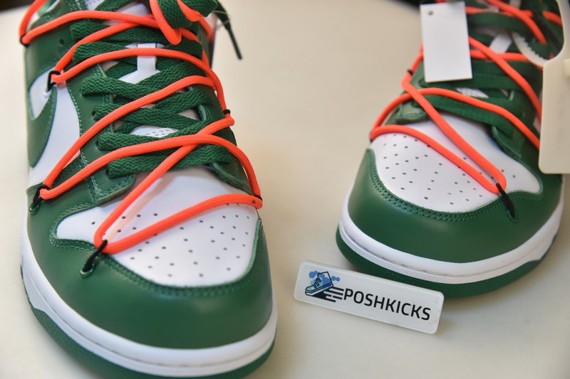 OW X DUNK LOW "PINE GREEN" CT0856-100