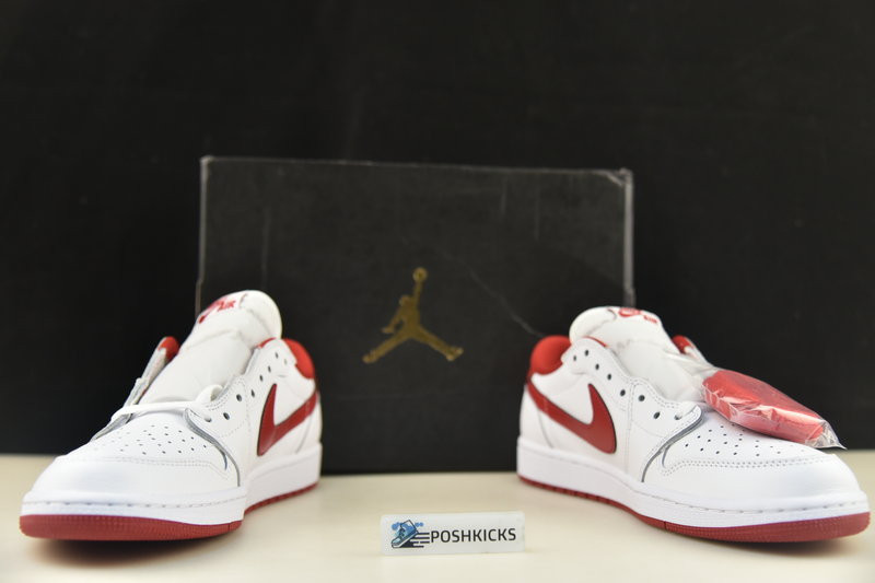 Jordan 1 Retro Low White Varsity Red - 705329-101