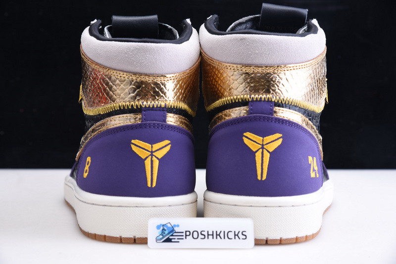 KOBE BRYANT X AIR JORDAN 1 HIGH OG BLACK-PURPLE 555088-171
