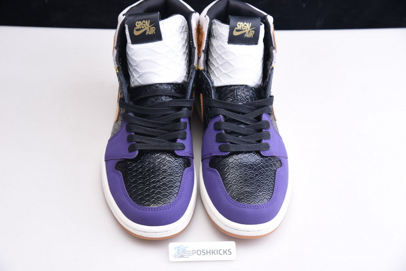 KOBE BRYANT X AIR JORDAN 1 HIGH OG BLACK-PURPLE 555088-171