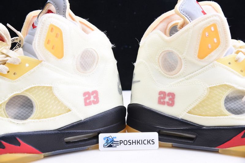 OW AIR JORDAN 5 SAIL FIRE RED DH8565-100