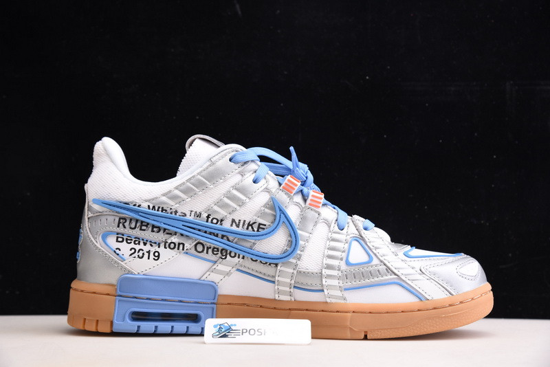 OW x Nike Air Rubber Dunk “University Blue ”CU6015-700