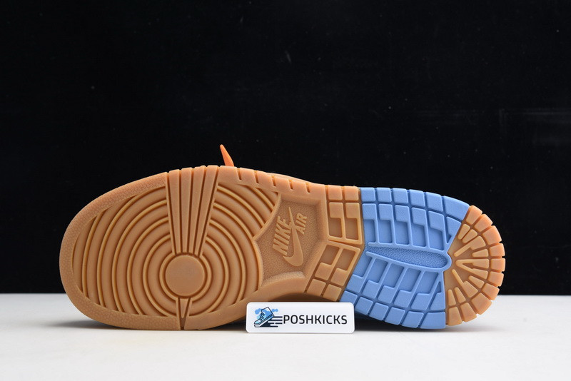 OW x Nike Air Rubber Dunk “University Blue ”CU6015-700