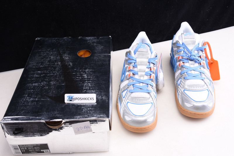 OW x Nike Air Rubber Dunk “University Blue ”CU6015-700