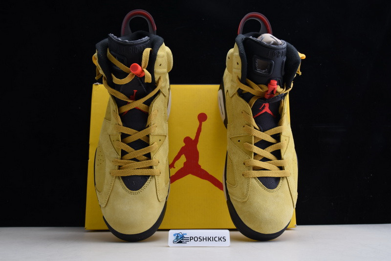 Air Jordan 6 Travis Scott Wheat Yellow CN1084-300