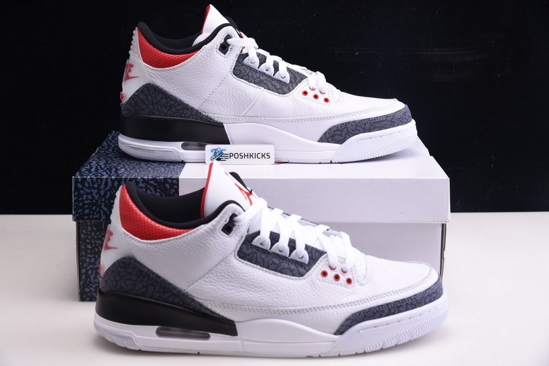 Jordan 3 Retro SE Fire Red Denim (2020) CZ6431-100