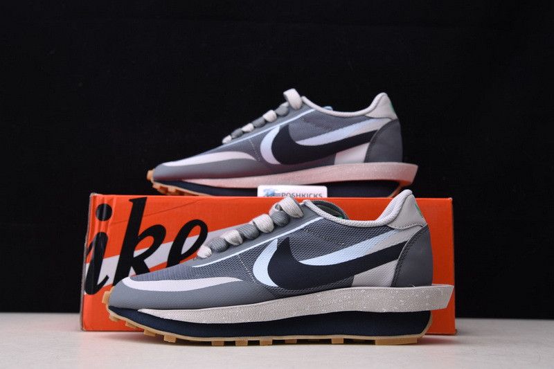 Nike LD Waffle sacai CLOT Kiss of Death 2 Cool Grey DH3114-001