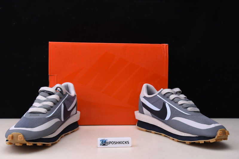 Nike LD Waffle sacai CLOT Kiss of Death 2 Cool Grey DH3114-001