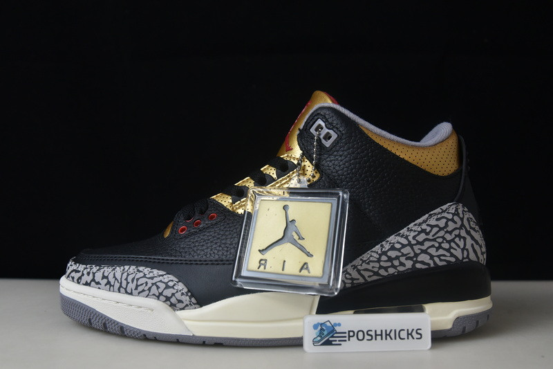 Air Jordan 3 WMNS “Black Gold” CK9246-067