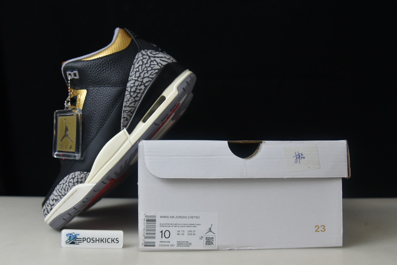 Air Jordan 3 WMNS “Black Gold” CK9246-067