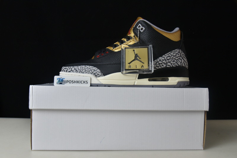 Air Jordan 3 WMNS “Black Gold” CK9246-067