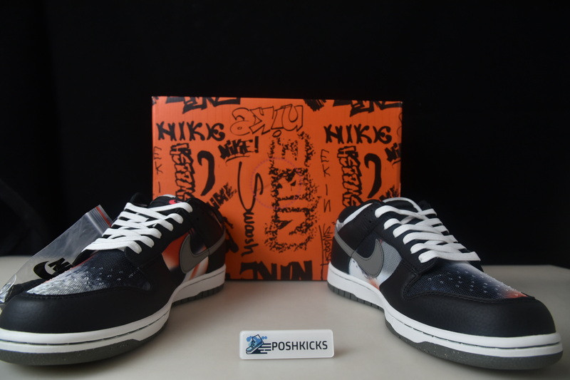 Nike Dunk Low Graffiti Black Red DM0108-001