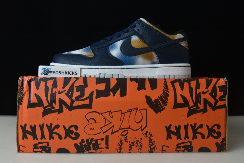 Nike Dunk Low Graffiti Navy DM0108-400
