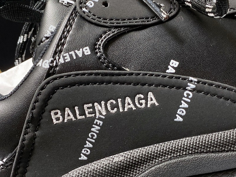 Ba*len*cia*ga triple s sneakers (black with logo) 536737 w2fa1 1090