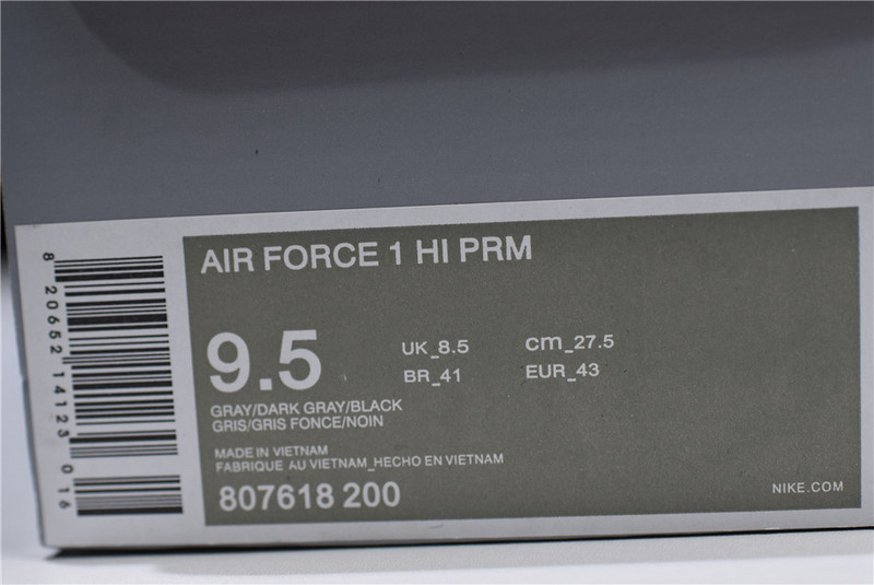 NIKE AIR FORCE 1 AF1 HI PRM 887618 200
