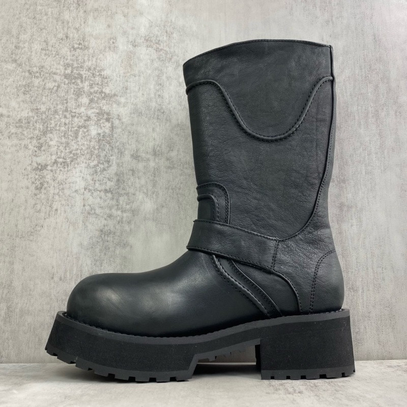 Ba1en*iaga venom leather biker boots