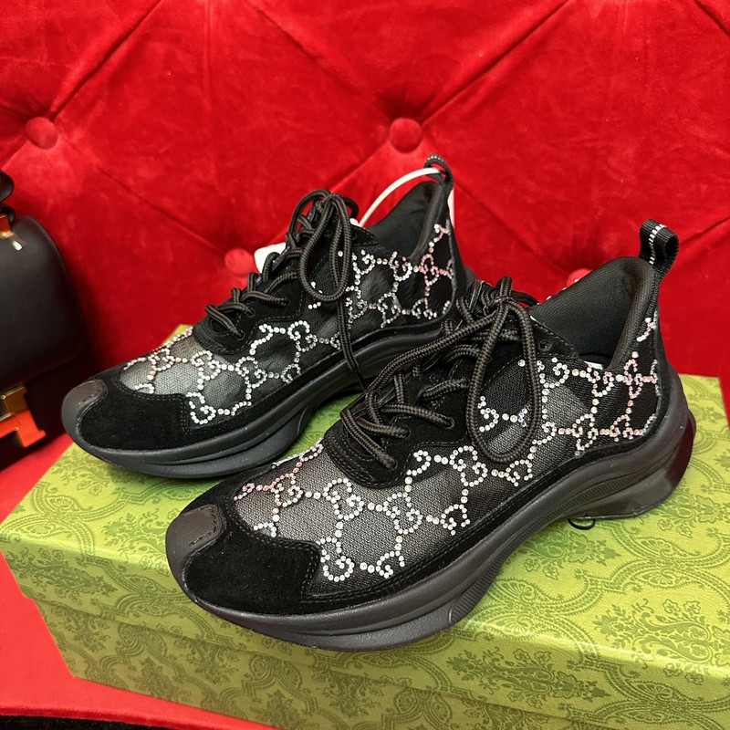 G*u*i run lace-up sneakers