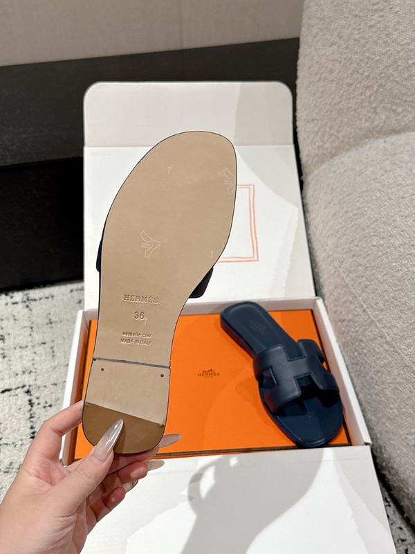 H*rmes Sandals (DARK BLUE)
