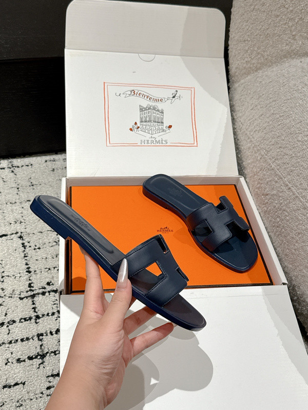 H*rmes Sandals (DARK BLUE)