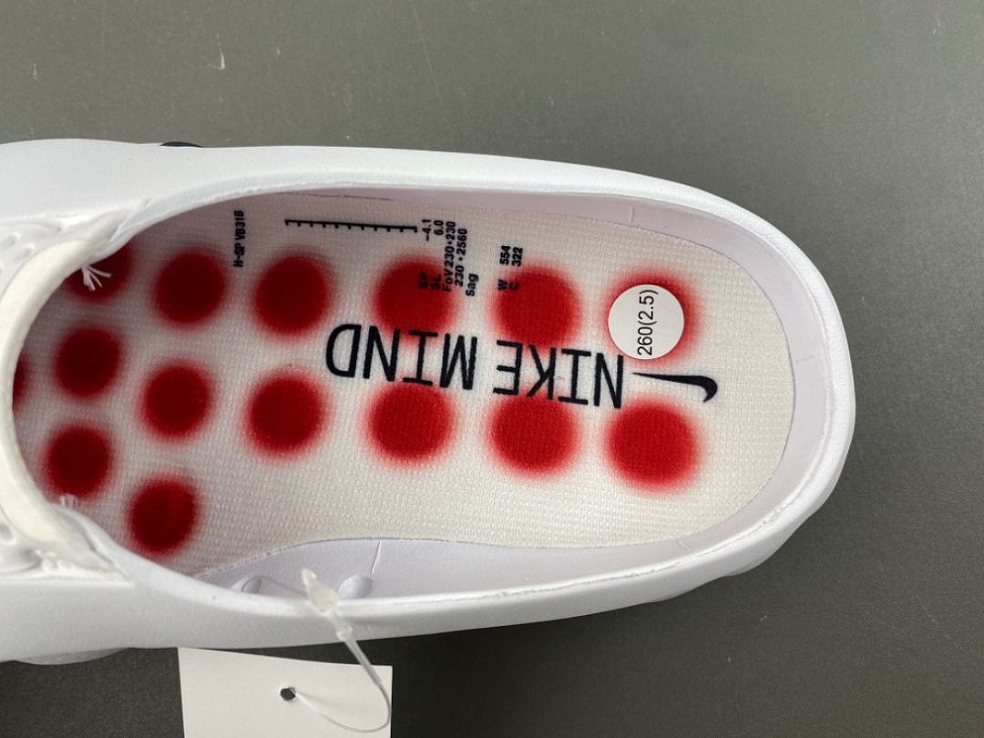Nike Mind 001 Slide White Speed Red Men