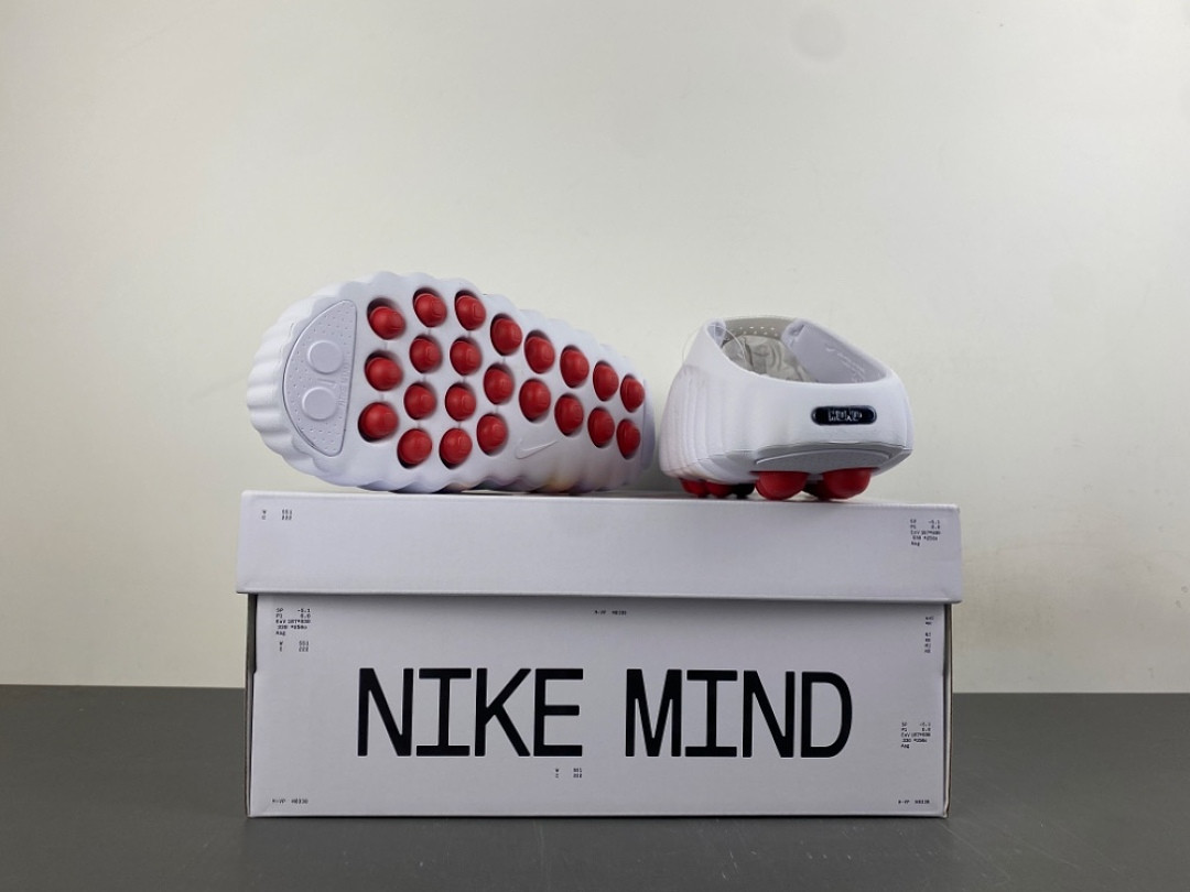 Nike Mind 001 Slide White Speed Red Men