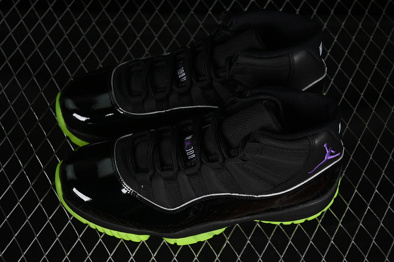 Air Jordan 11 GS Black/Barely Volt - Dec 2025 - IB1378-001