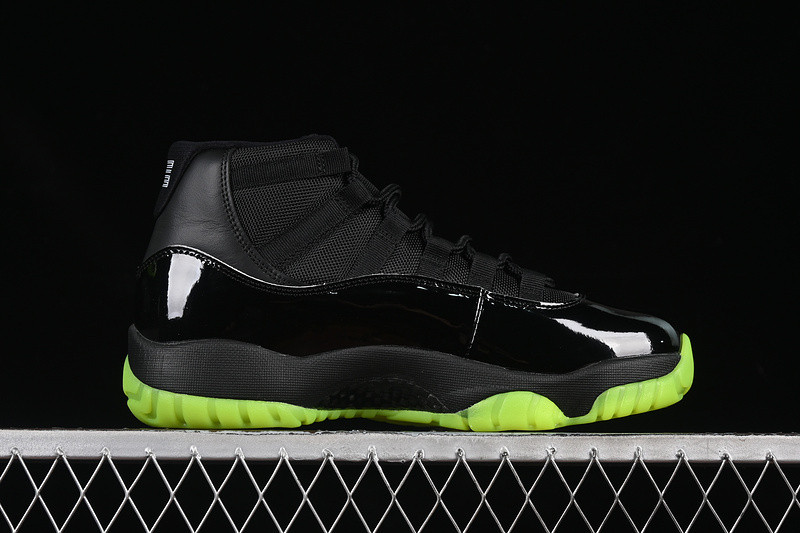 Air Jordan 11 GS Black/Barely Volt - Dec 2025 - IB1378-001