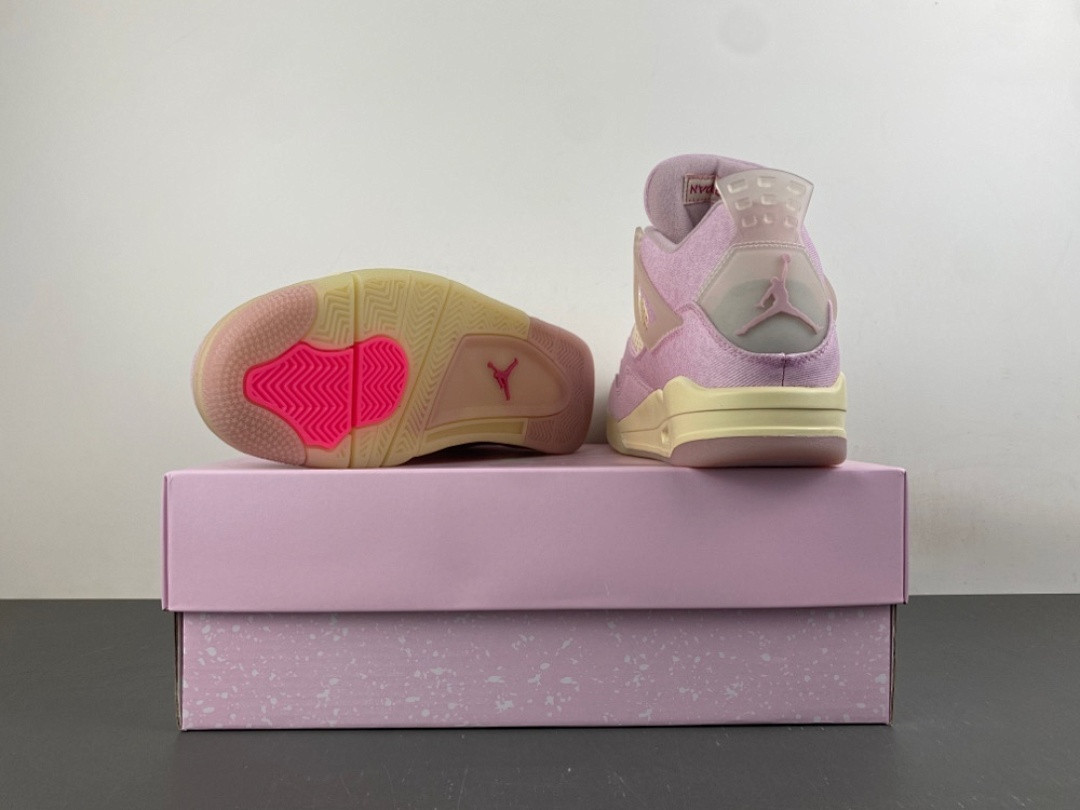 Air Jordan 4 Denim "Iced Carmine" | IB6716-600