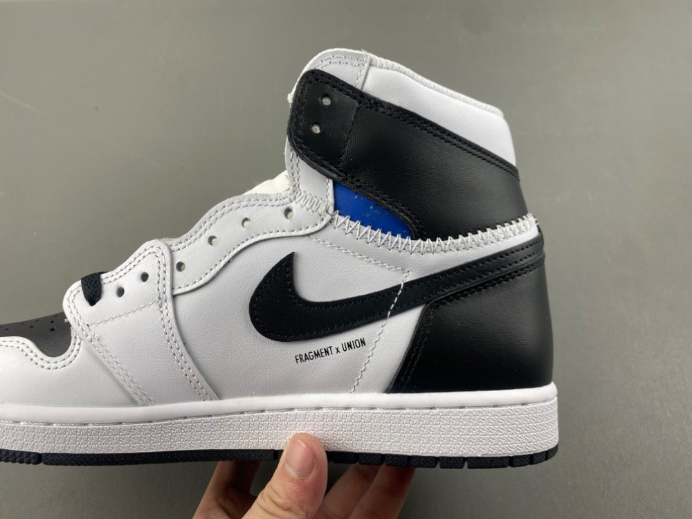 Union Fragment Air Jordan 1 White Black II7282-100