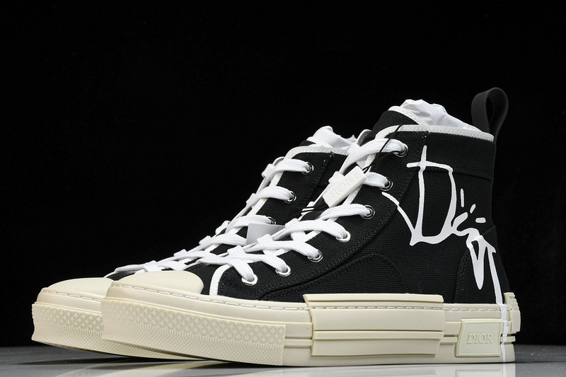 D B23 HIGH-TOP SNEAKERS