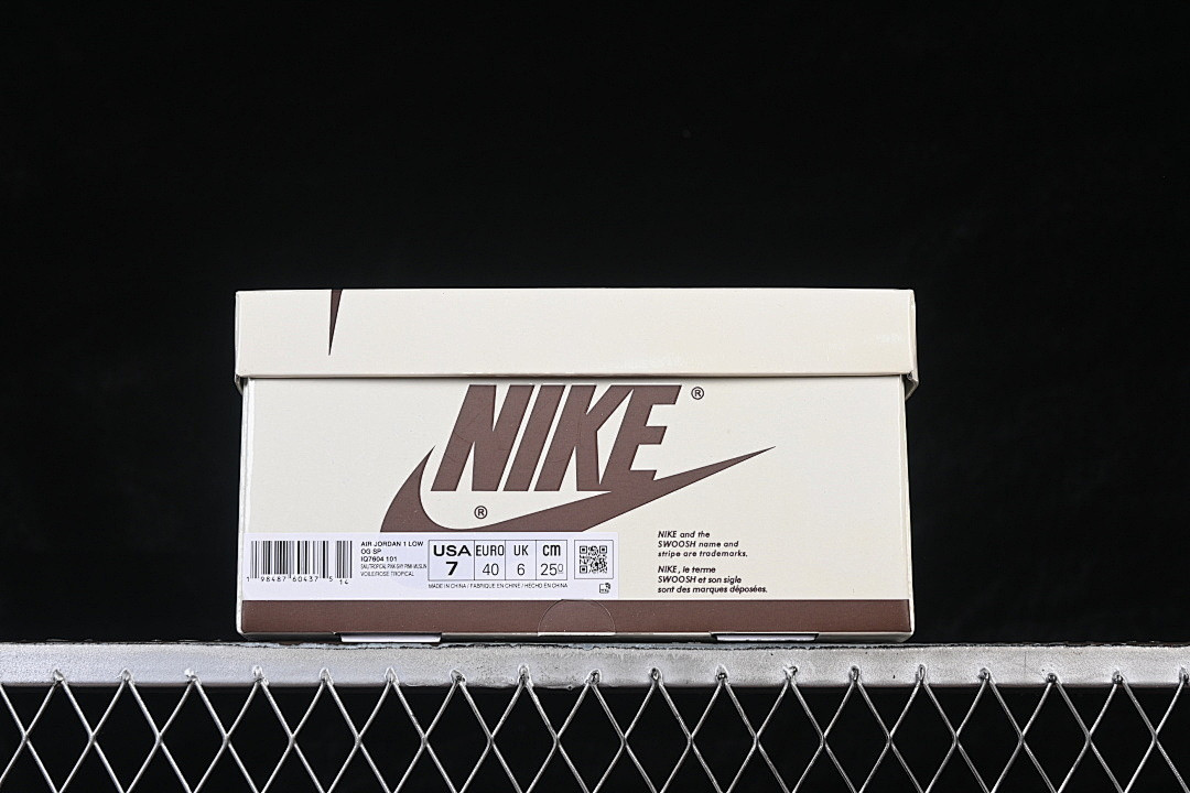 AIR JORDAN 1 LOW OG AJ1 LIGHT PINK/WHITE/APRICOT IQ7604-101