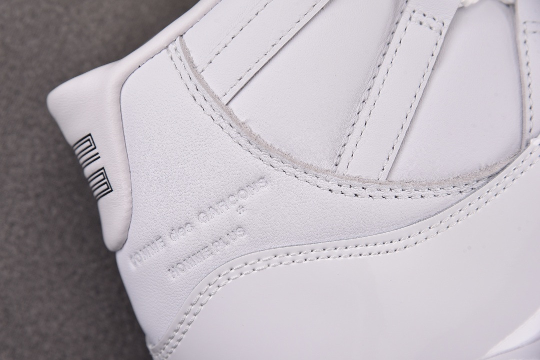 CDG Homme Plus x Air Jordan 11 "WHITE"- IV7639-100