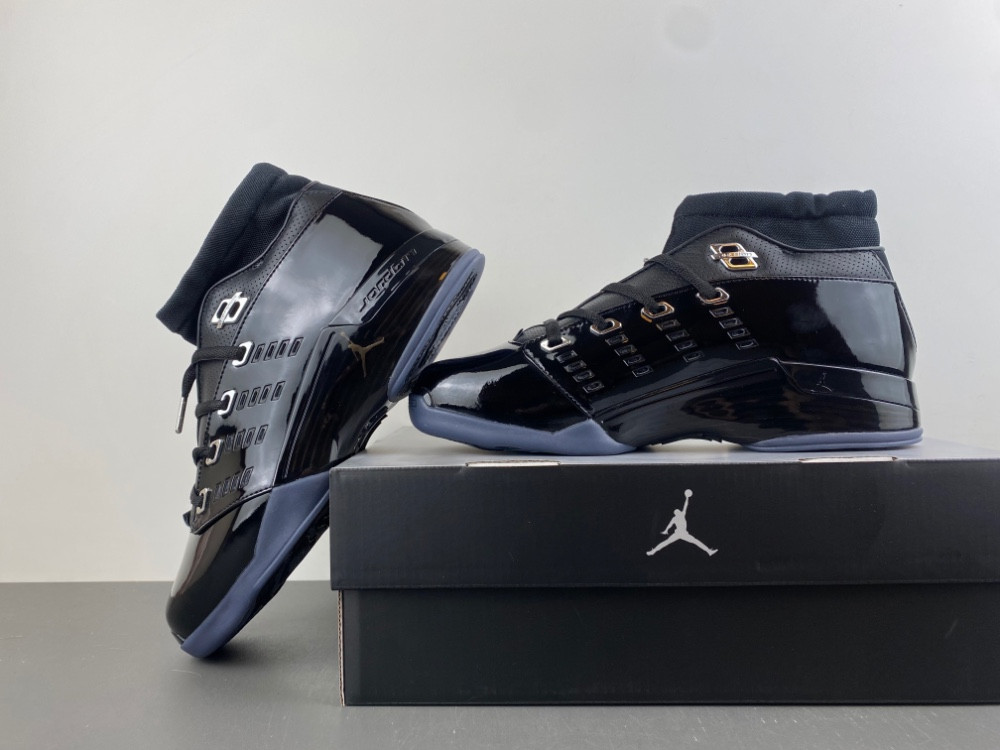 Air Jordan 17 Low "Black Patent" IV7640-001