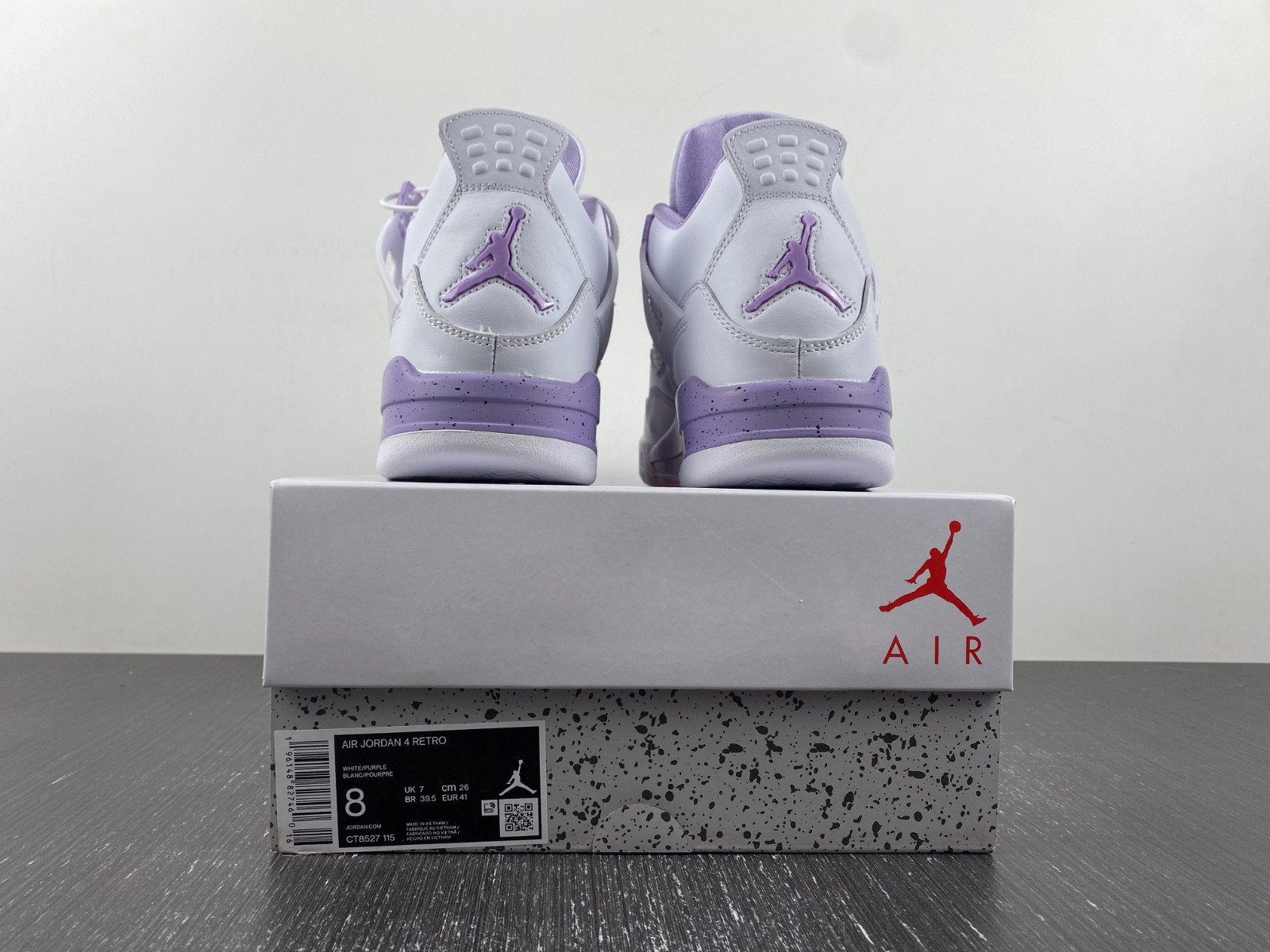 AIR JORDAN 4 WHITE AND PURPLE CT8527-115