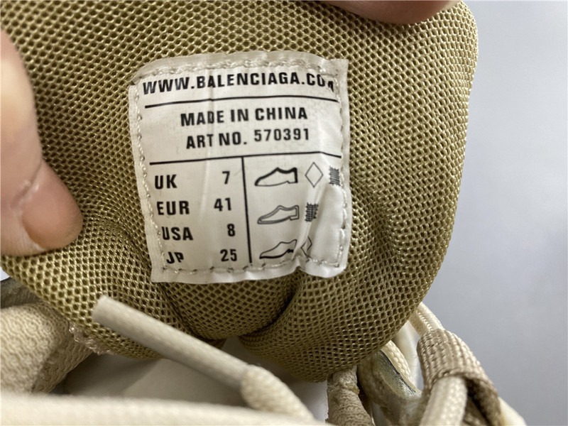 Ba*len*cia*ga tess s. gomma sneakers cream color 570391 w2gn1 9000