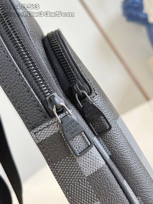 LV Avenue Slingbag Damier Graphite Canvas