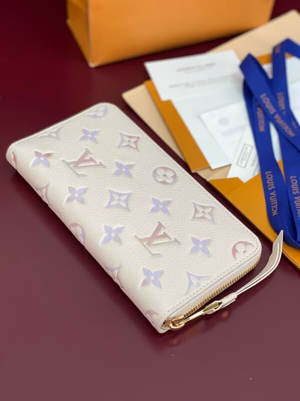 LV Zippy Wallet Monogram Empreinte Leather