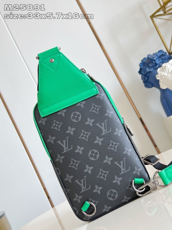 LV Avenue Slingbag Damier Graphite Canvas