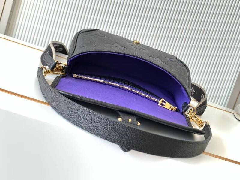 LV Diane Monogram Empreinte Leather