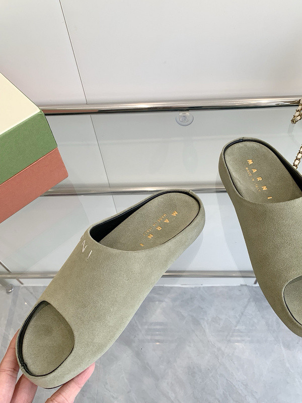 Marni Fusslide Suede Sandals