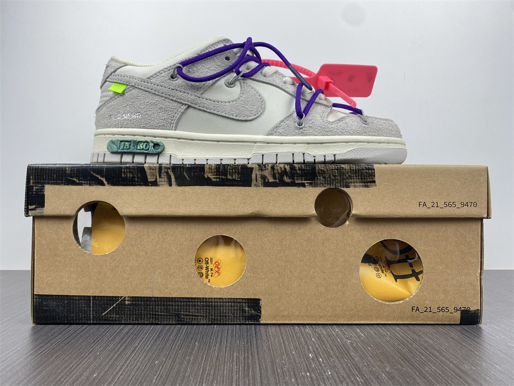 NIKE DUNK LOW OW LOT 15 OF 50 DJ0950-101