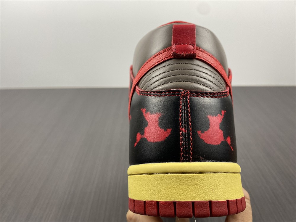 Nike Dunk High 1985 Red Acid Wash DD9404-600